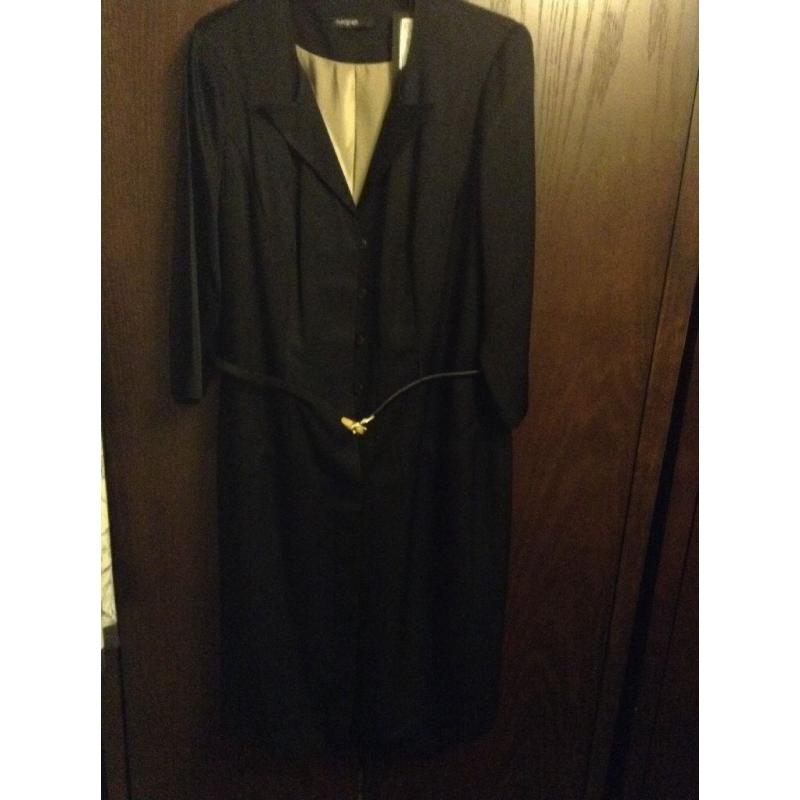BNWT M&S BLACK DRESS, SIZE 16, FABULOUS