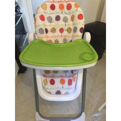 Hight adjustable high chair