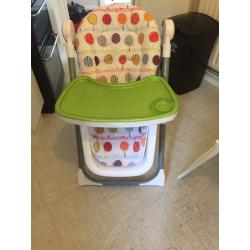 Hight adjustable high chair