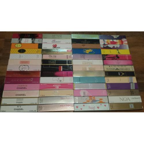 Chanel, Paco Rabanne, Hugo boss, Lacoste