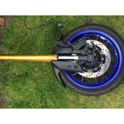 2016 r125 forks and front wheel