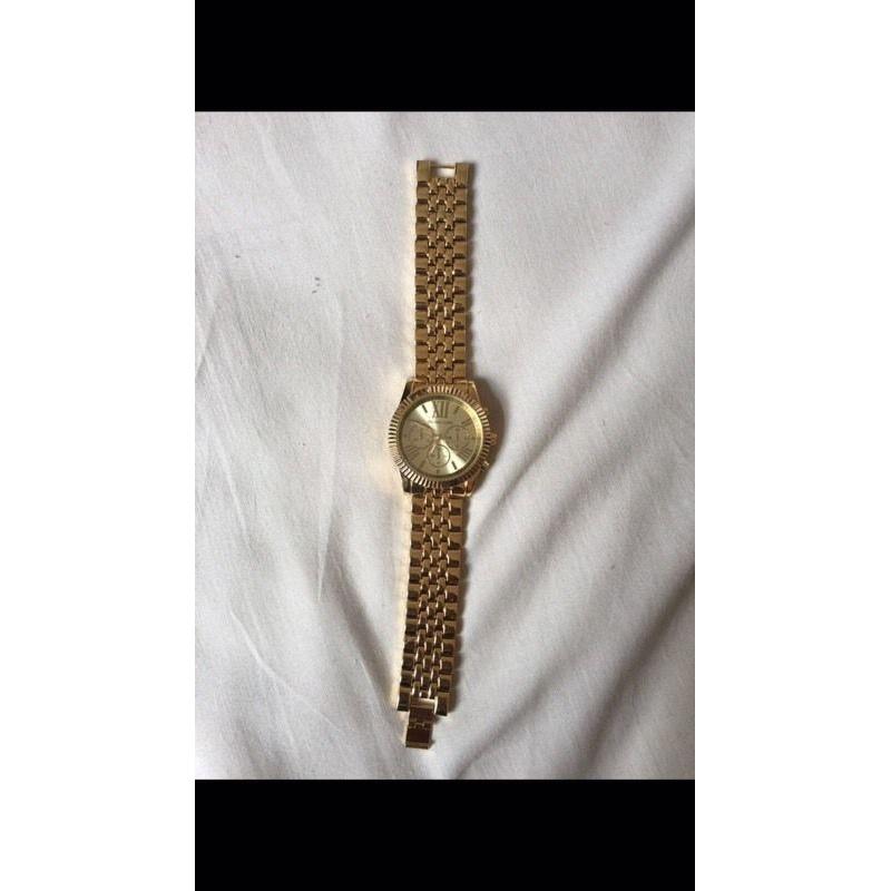 Michael kors gold unisex watch