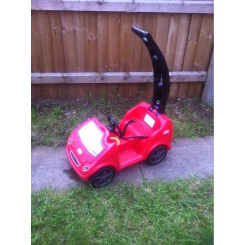 Little tikes mobile push and ride car
