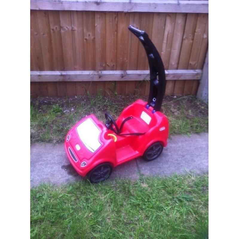 Little tikes mobile push and ride car