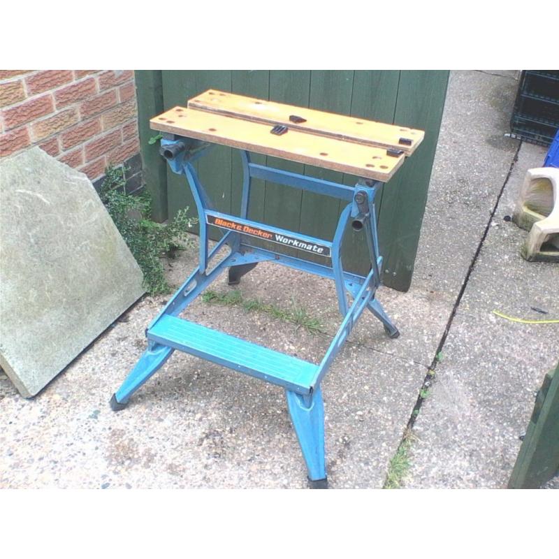 heavy duty black & decker original workmate folding work bench