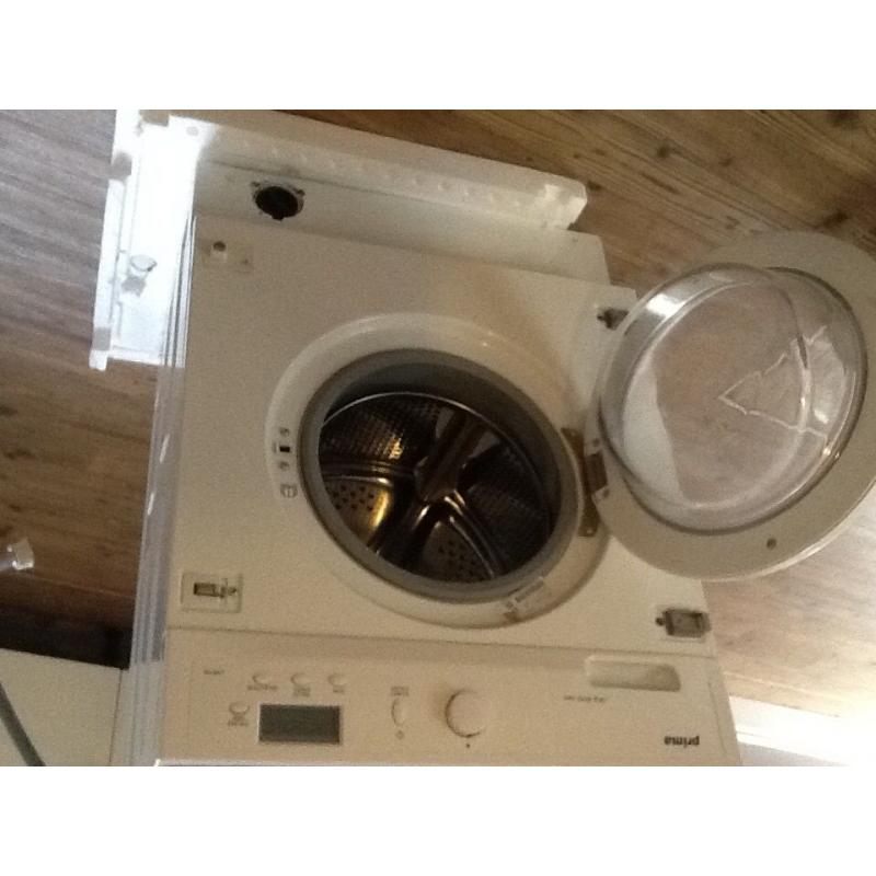 Integrated washer dryer