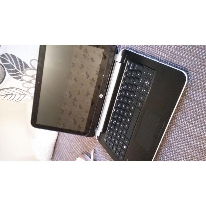 HP silver pavillion mini laptop