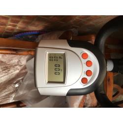 Recumbent exercise bike as new bought and not used