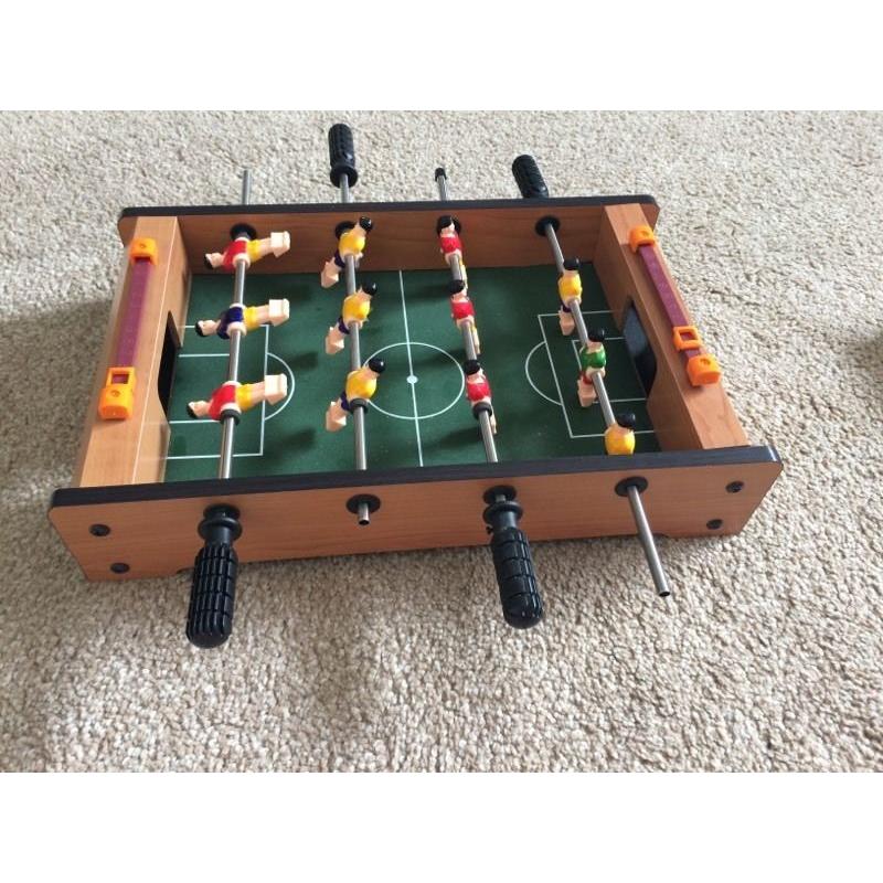 Small football table.