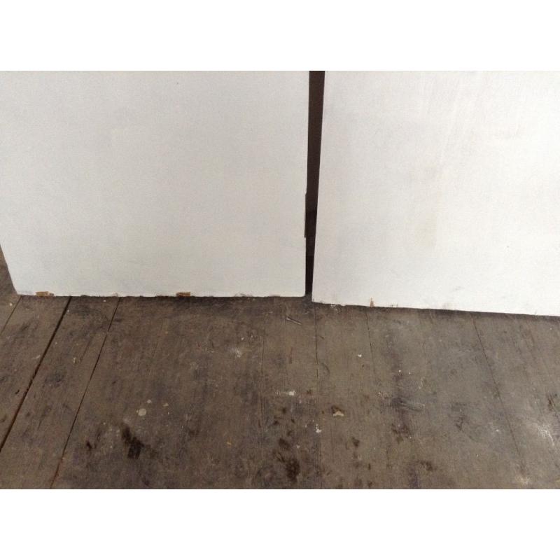 3 Fire Doors with handles 27in x 76in. One at 27x73 and half in