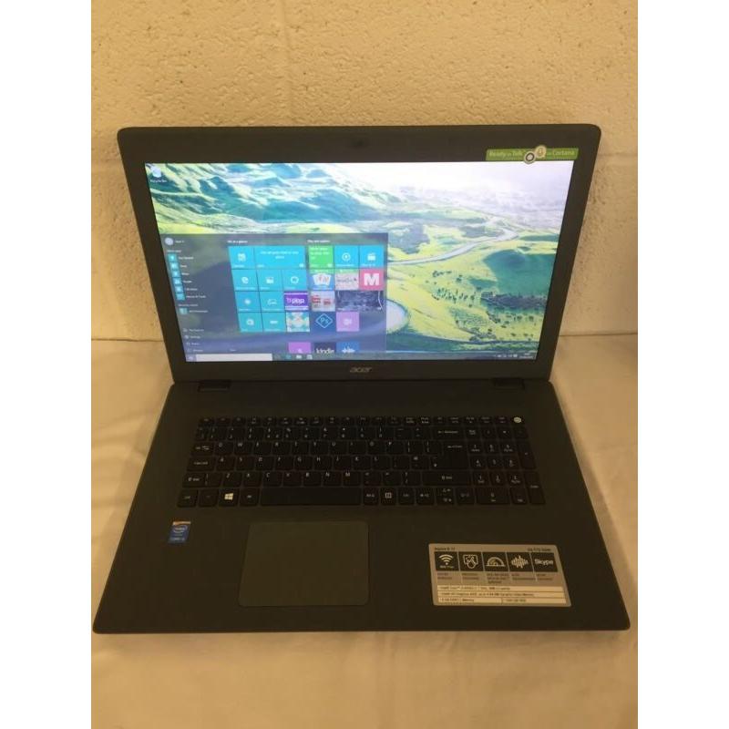 Acer Aspire E17 17.3” Laptop Intel i3 1.7GHz 8GB 1TB Windows 10