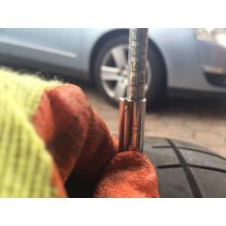 Two 225/45/17 Kumho tyres for sale
