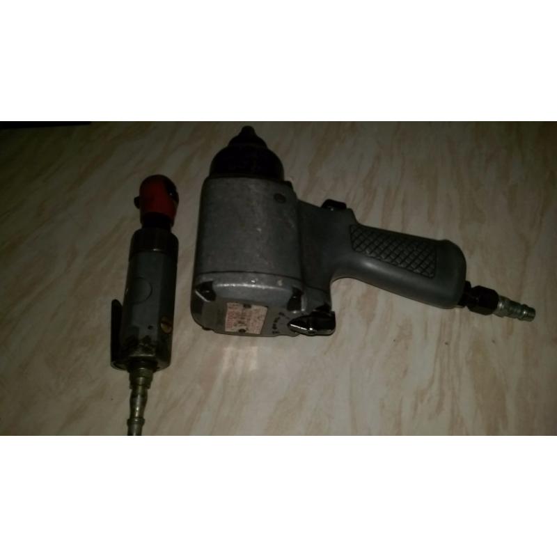 Sealey 3/8 air ratchet Britool 1/2 air impact wrench