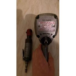Sealey 3/8 air ratchet Britool 1/2 air impact wrench