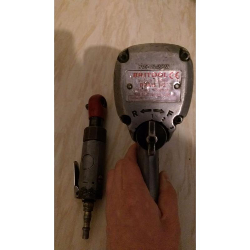 Sealey 3/8 air ratchet Britool 1/2 air impact wrench