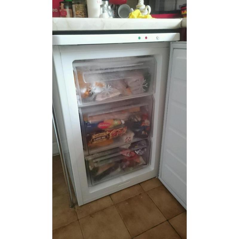 ZANUSSI under counter fridge and freezer
