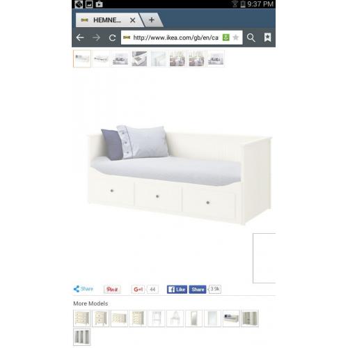 single bed/guest bed with storage. Used in good condition.