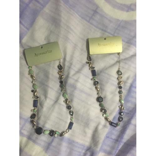 Necklaces.