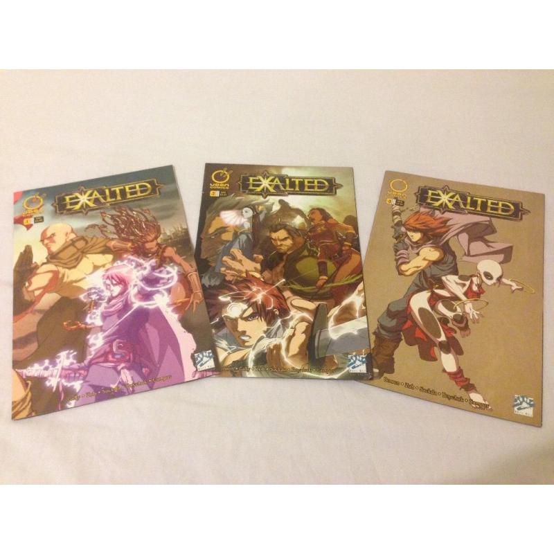 EXALTED 2005 #1-3 COMICS ALL FIRST PRINTING