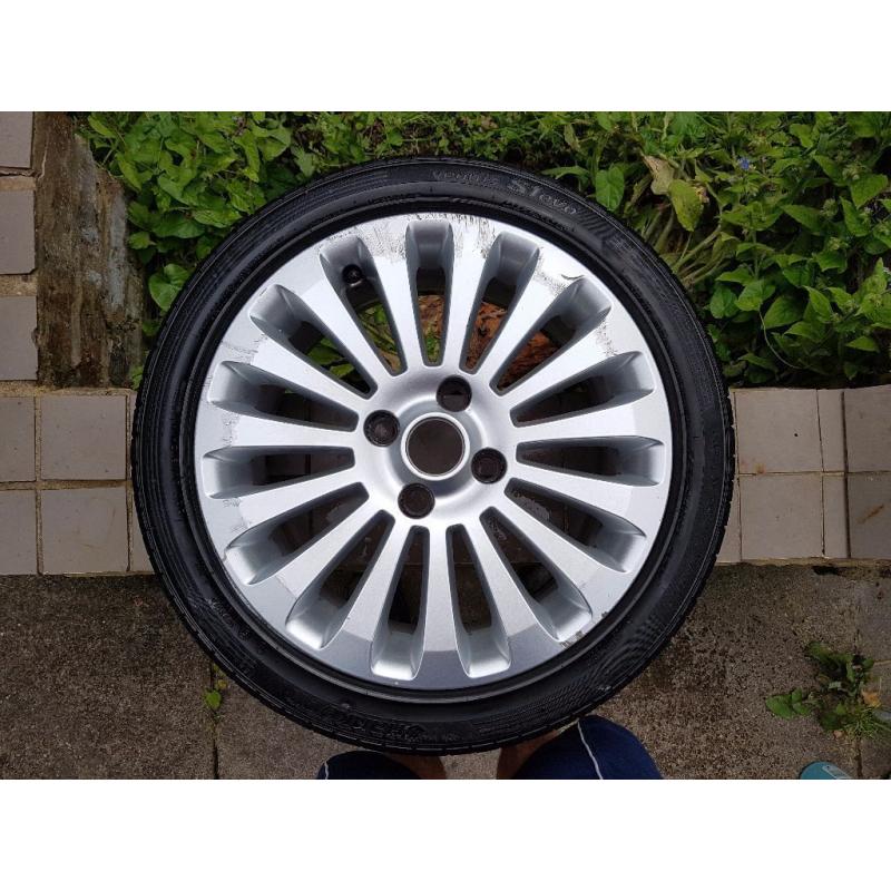 Ford 16" 15 spoke alloy with Hankook 195/45/R16 tyre