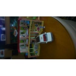 Playmobil hotel and shuttle bus