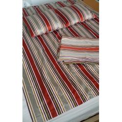 Pair of Excellent Quality Striped Curtains and match cushions