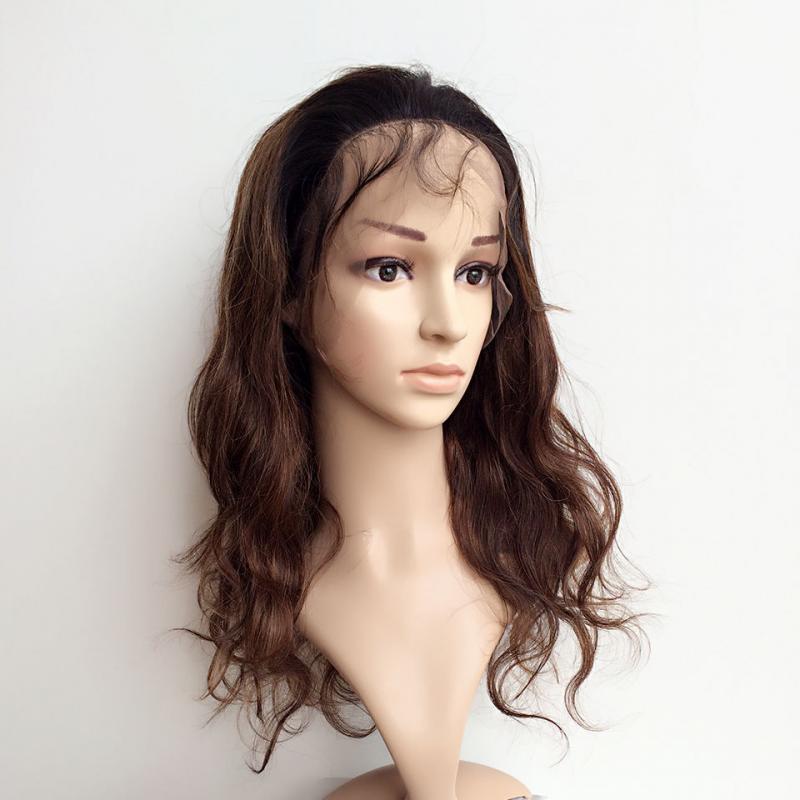 T color highlights full lace wig