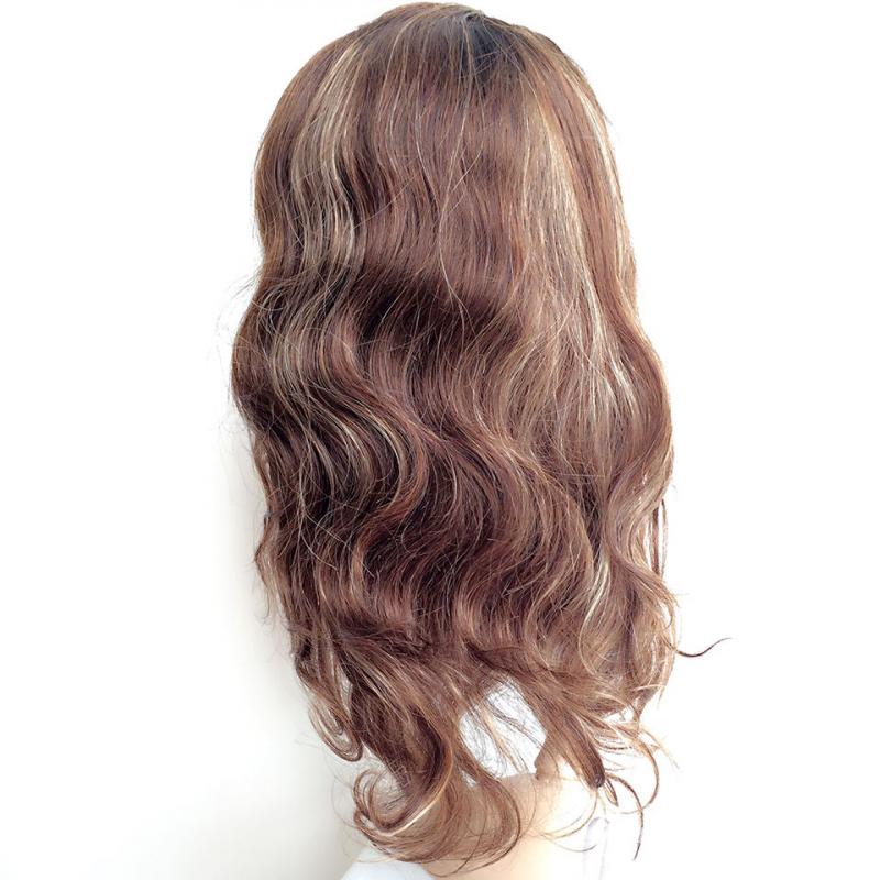 T color highlights full lace wig
