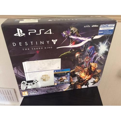 Brand new White Ps4, Destiny Taken King Edition