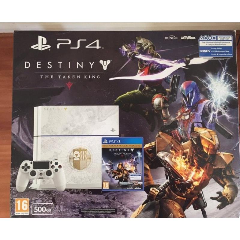 Brand new White Ps4, Destiny Taken King Edition