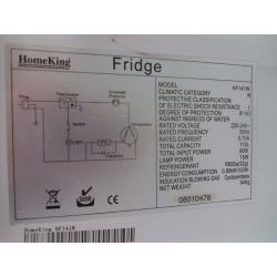 HomeKing white fridge freezer