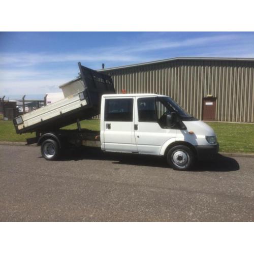 Ford Transit 2.4TDI ( 90PS ) Crewcab Tipper PICK UP