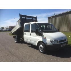 Ford Transit 2.4TDI ( 90PS ) Crewcab Tipper PICK UP