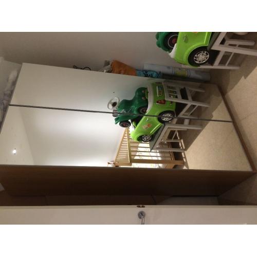 Ikea mirror doors wardrobe