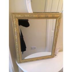 Vintage gold mirror