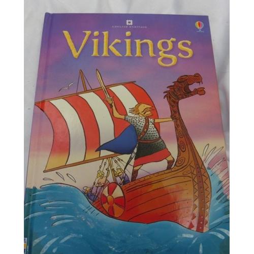 new UBORNE childs hardback VIKINGS book 4-8 years can send english hertiage