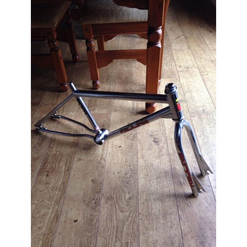 Old school Redline 1985 frame and forks