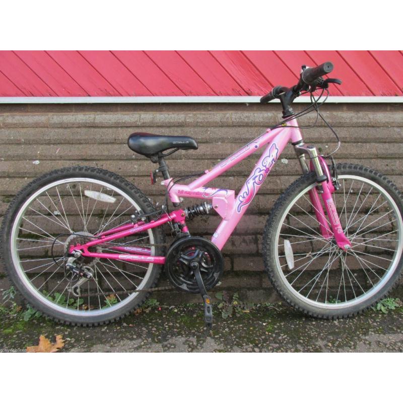 24IN PINK APPOLLO FS24 FULL SUSPENTION