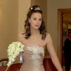 Wedding dress size 8.