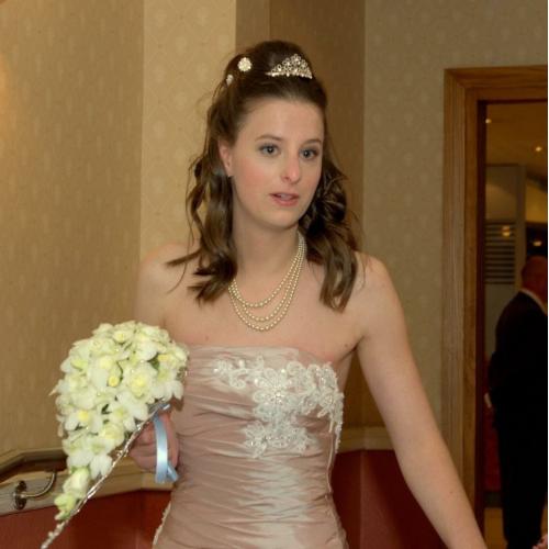 Wedding dress size 8.