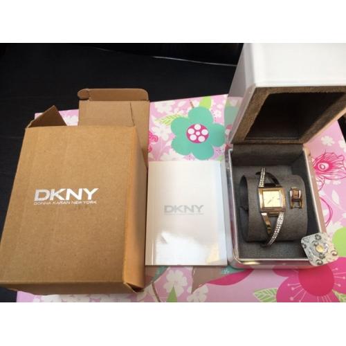 DKNY ladies stainless steel bracelet watch
