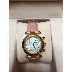 Ladies designer watch Klaus Kobec 18ct gold plated