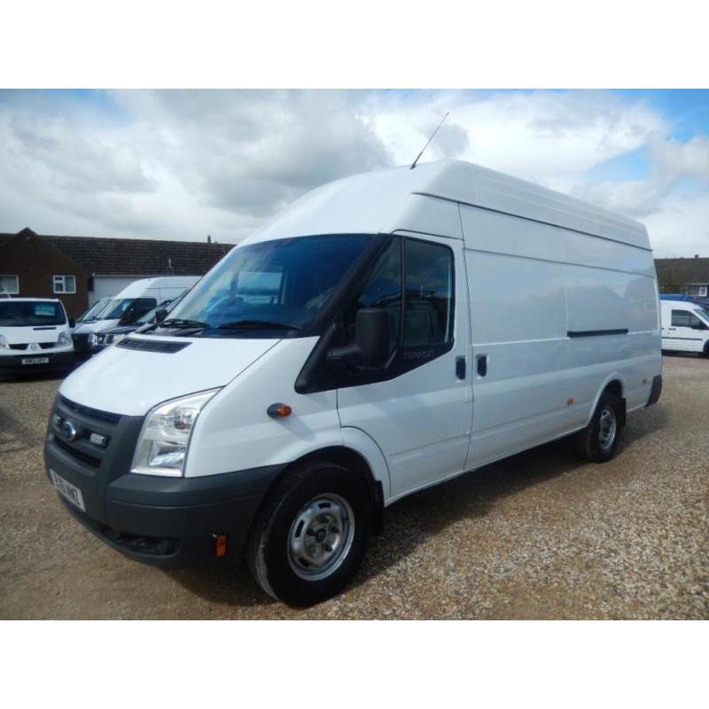 2011 61 FORD TRANSIT T350 EXTRA LWB HI TOP JUMBO 72628 MILES 6 SPEED DIESEL