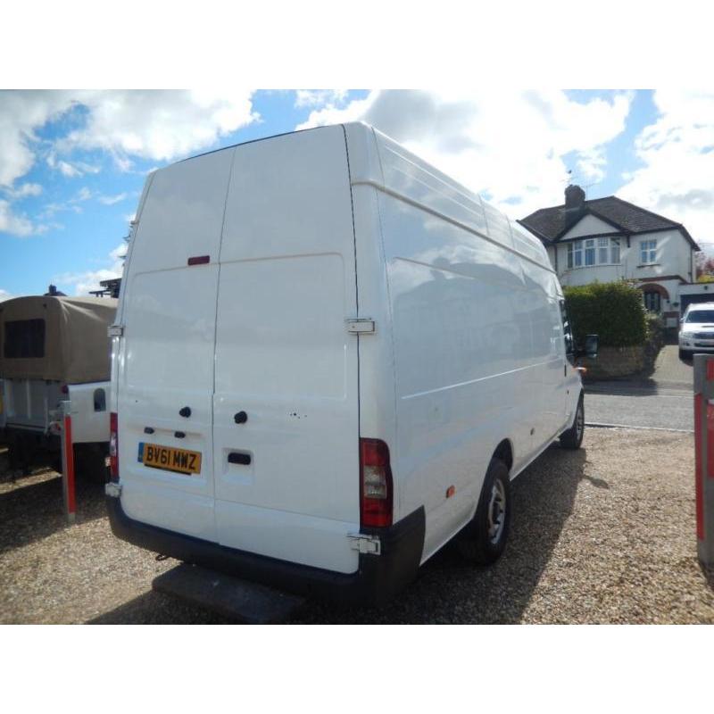 2011 61 FORD TRANSIT T350 EXTRA LWB HI TOP JUMBO 72628 MILES 6 SPEED DIESEL