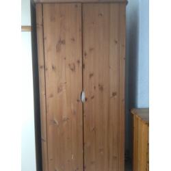 Wooden wardrobe