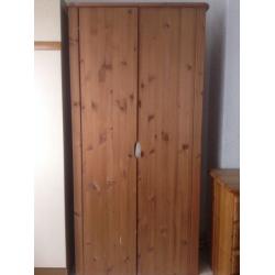 Wooden wardrobe