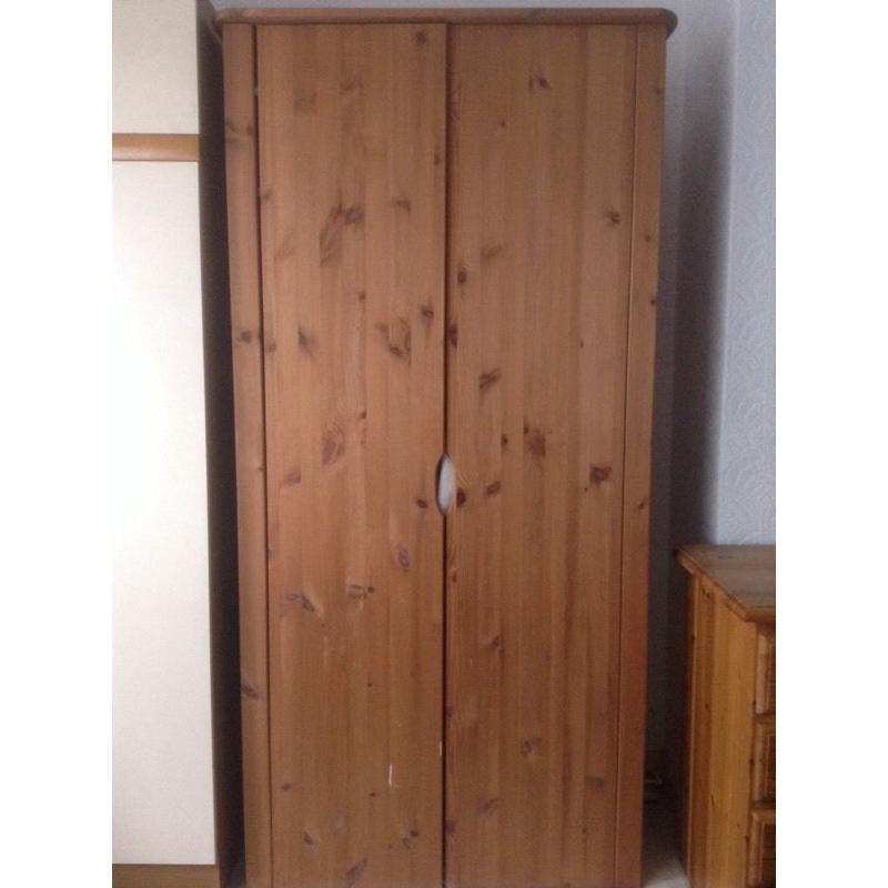 Wooden wardrobe