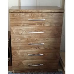 5 drawer chest of drawers