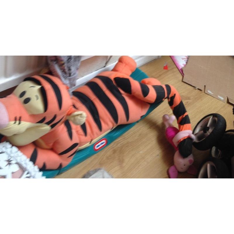 Different selection of toys