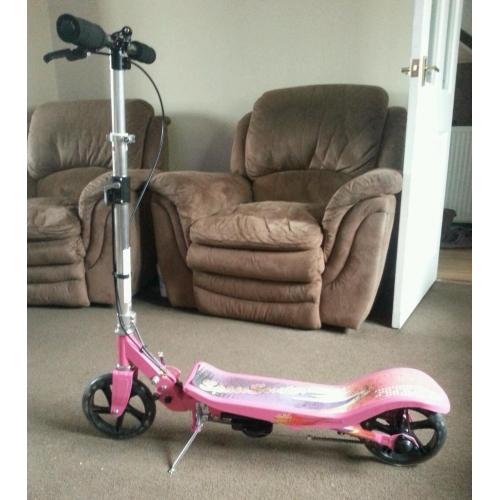 Pink space scooter